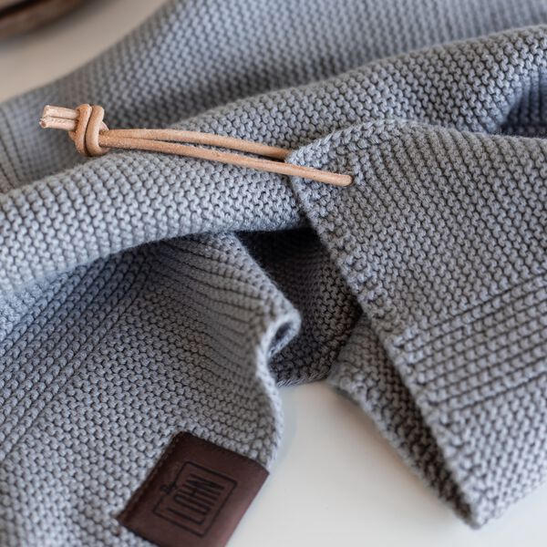 Strikket Håndklæde, spanish grey Strikket Håndklæde, spanish grey, By LOHN