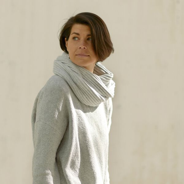 Pleece Snood, light grey, Design House Stockholm