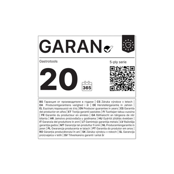 5-ply gryde 7 L, Gastrotools
