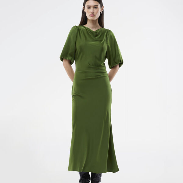 Tailormd SS dress, twist of lime, Modstr&ouml;m