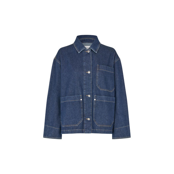 Columbo Denim Jacket, dark blue denim, Second Female