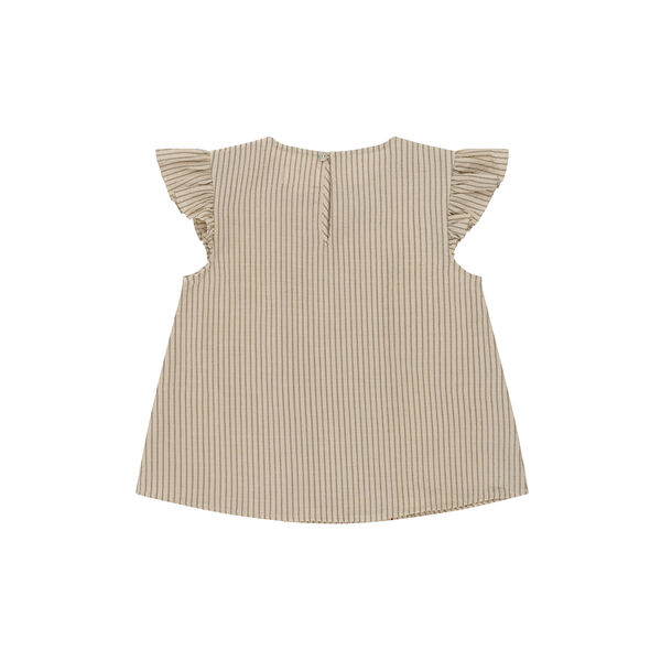 Ellie Frill Top, tea stripe, Konges Sløjd