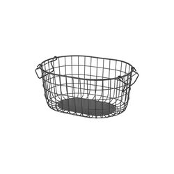 KAGO Opbevaringskurv Rund M, anthracite, Blomus
