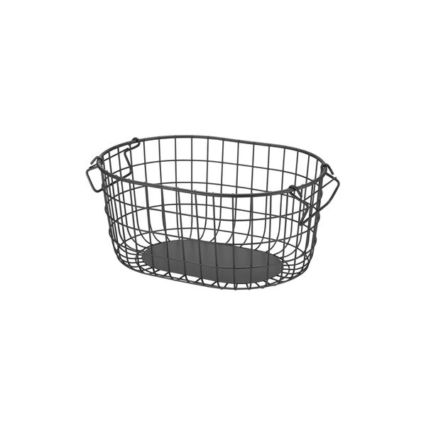 KAGO Opbevaringskurv Rund M, anthracite, Blomus