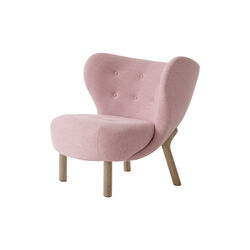 Little Petra VB1 loungestol & fodskammel ATD1, Eriture 0640/olieret eg, &Tradition