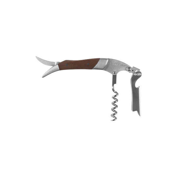 Premium Tjenerproptr&aelig;kker, walnut, Le Creuset