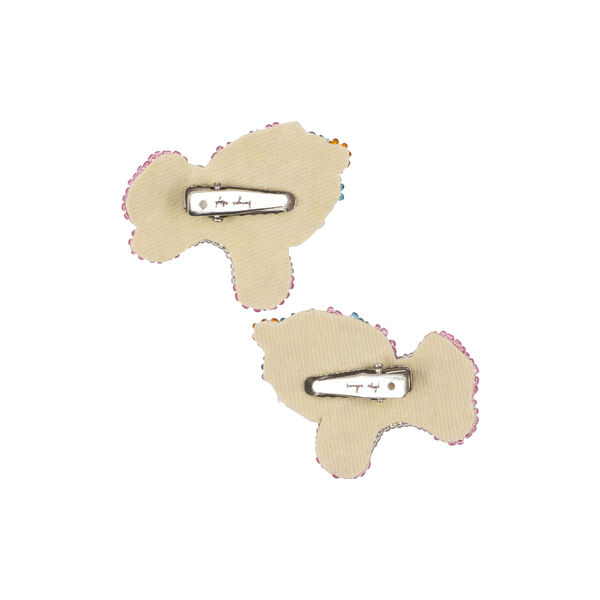 2 Pack Unicorn Beaded Hair Clips, unicorn 2 Pack Unicorn Beaded Hair Clips, unicorn, Konges Sløjd