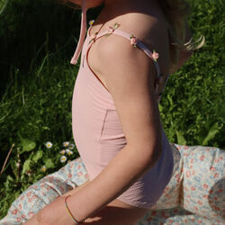 Fleuri Swimsuit, powder pink, Konges Sløjd