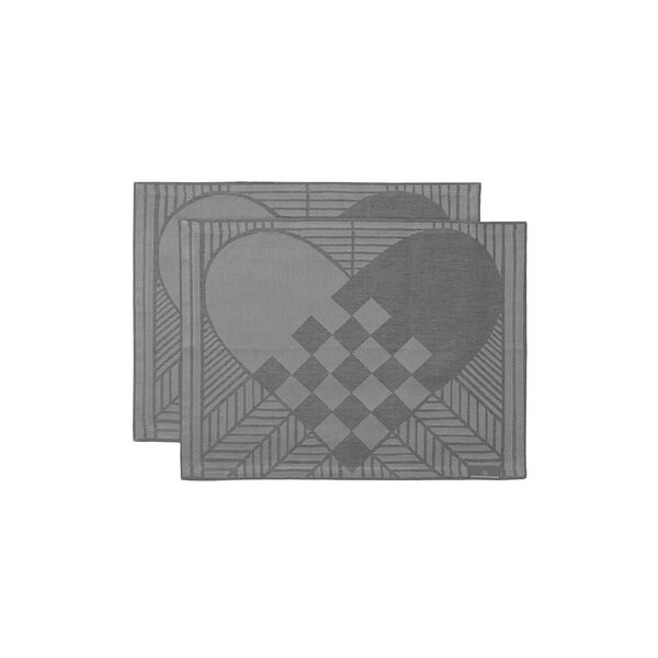 CHRISTMAS RUSTIC dækkeserviet, winter grey, Georg Jensen Damask