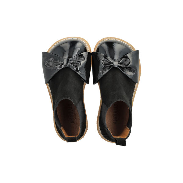 Chelsea st&oslash;vle, black/black elastic, ANGULUS