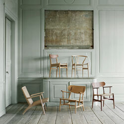 CH24 Y-stolen spisebordsstol, s&aelig;bebehandlet eg/natur, Carl Hansen & S&oslash;n