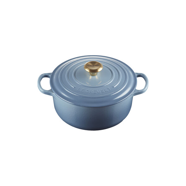 Signature rund st&oslash;bejernsgryde &Oslash; 20 cm, chambray, Le Creuset