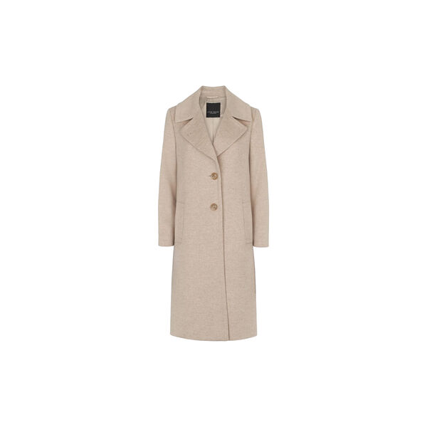 Cashmere Coat W Clareta Belt Midi, champagne beige, SAND Copenhagen
