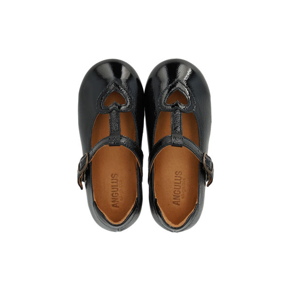 T-bar ballerina, black, ANGULUS