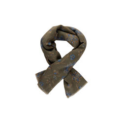 Scarf Wool, green pattern, Stenstr&ouml;ms