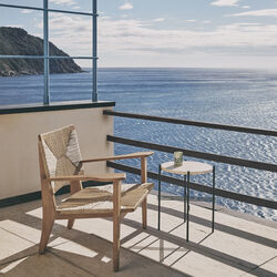 F-Chair Outdoor Lounge Chair, teak, GUBI