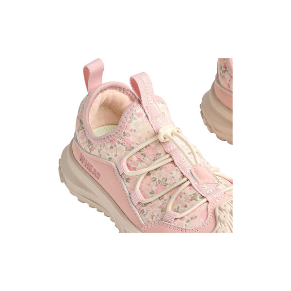 Sneaker Billie, ivory flower meadow, Wheat