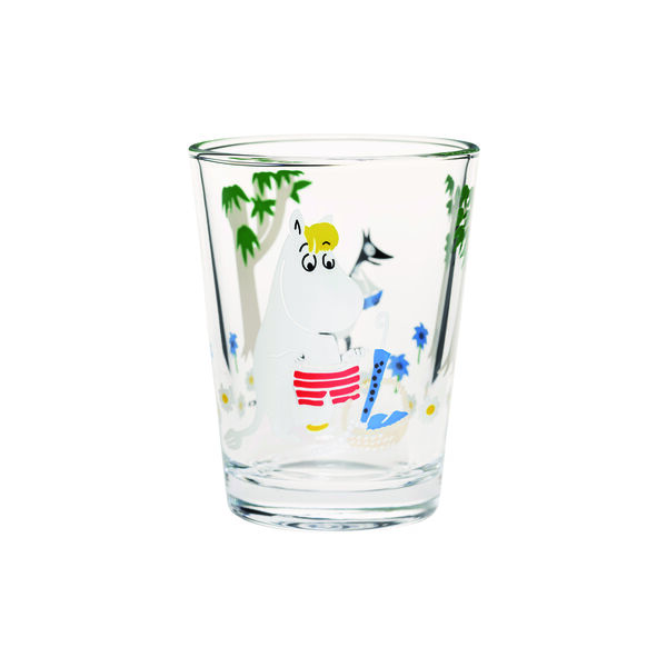 Mumi Drikkeglas 22 cl P&aring; ferie, Moomin Arabia