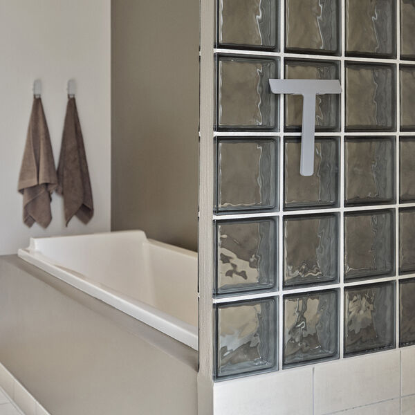 Ume skraber m. holder, soft grey, Zone Denmark