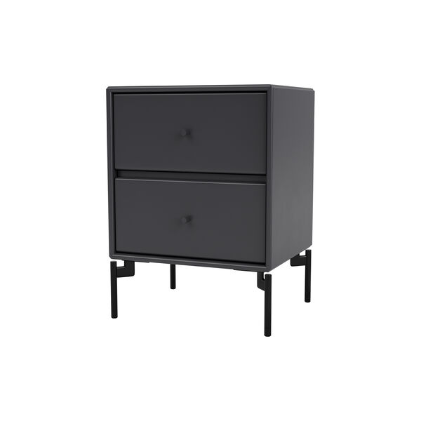 DRIFT natbord med ben, 04 anthracite/black, Montana Furniture
