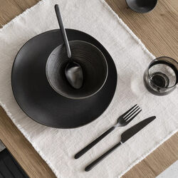 KUMI Dinner Plate &Oslash; 26 cm, espresso, Blomus