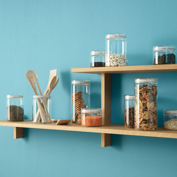 STORE-IT opbevaringsglas 1 L, light grey, RIG-TIG