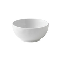 Hvid Riflet sk&aring;l 47 cl, Royal Copenhagen