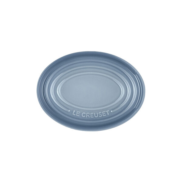 Oval grydeskeholder, chambray, Le Creuset