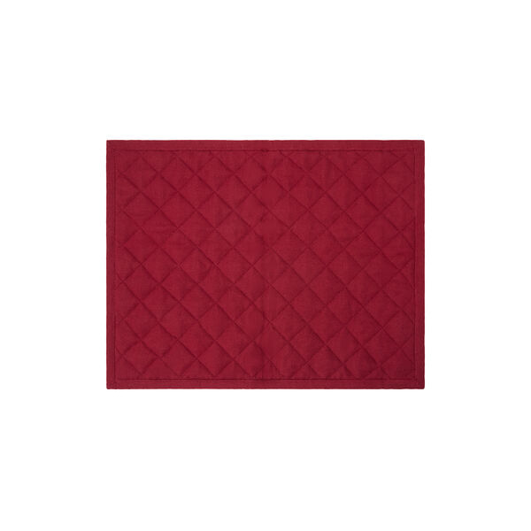 Linen/Cotton Placemat, green/red/beige, Lexington