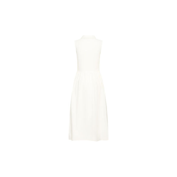 IHMONNA Polo Dress, cloud dancer, ICHI