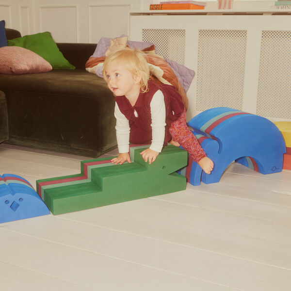 Krokodille L, green gym, bObles