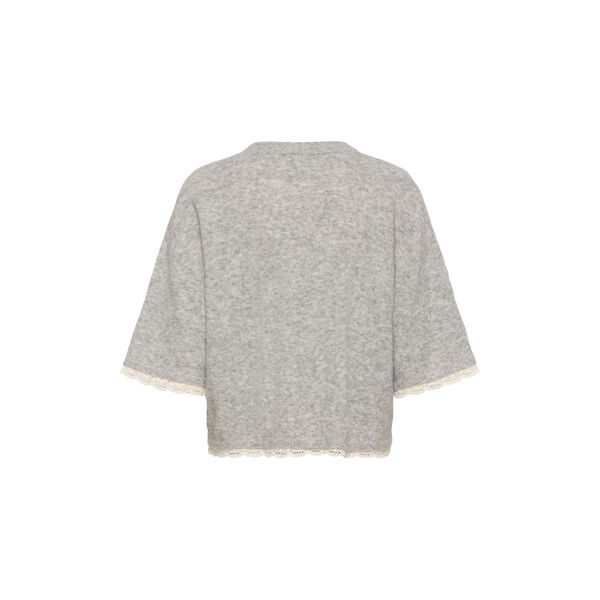 KBEris O-neck, grey melange, Karen by Simonsen