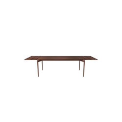 PURE spisebord L190 inkl. 2 till&aelig;gsplader, naturolieret valn&oslash;d, Bruunmunch Furniture