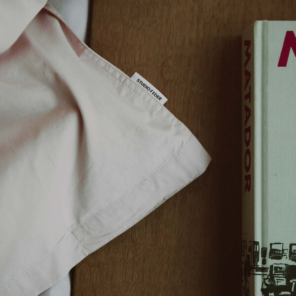 Senget&oslash;j, pink tint, Studio Feder