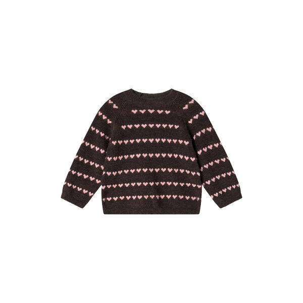 Torin B Knitted Sweater, rose frosting hearts, MarMar Copenhagen