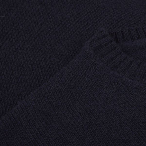 Pullover Knitted Crew Neck Carded Merino Wool, navy, Stenstr&ouml;ms