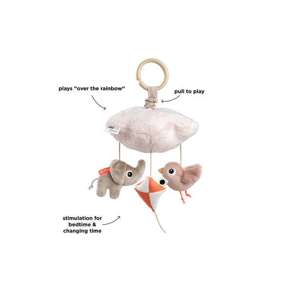 Playground musik mobile, powder, Done by Deer