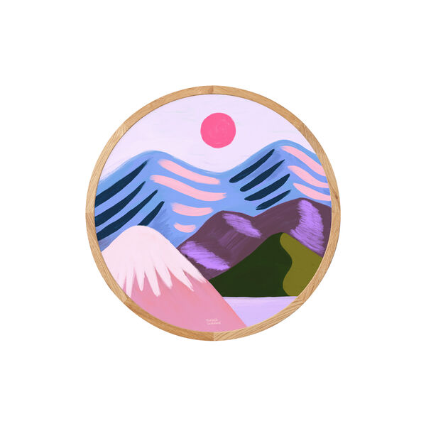 Pink sol lilla hav, Papirv&aelig;rk