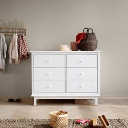 Seaside kommode med 6 skuffer, Oliver Furniture
