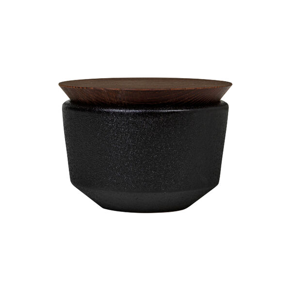 R&Aring; saltkar med l&aring;g, sort, Rosendahl