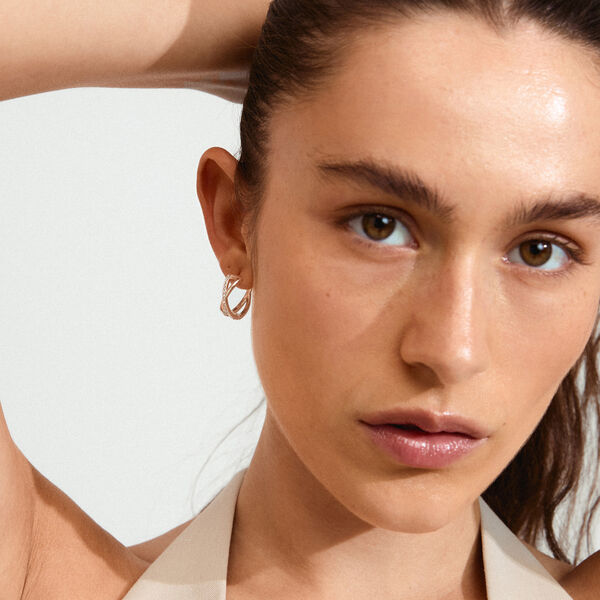 KIRA &Oslash;reringe, silver plated, Pilgrim