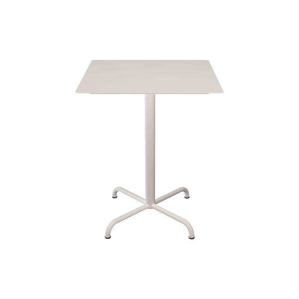 PICO Caf&eacute; Table with 4 Star Base 60x60, muted white, HOUE