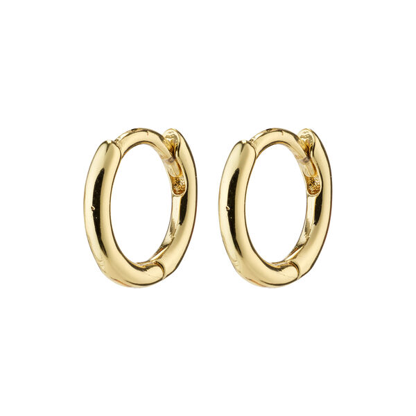 EANNA recycled huggie hoops, guldbelagt, Pilgrim