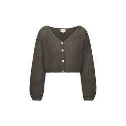 Cornelia Cropped | Dark Taupe | Cardigan, Americandreams