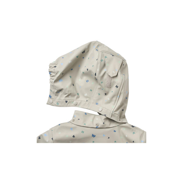 Rainwear Ollo Jacket, light flint letters, Wheat