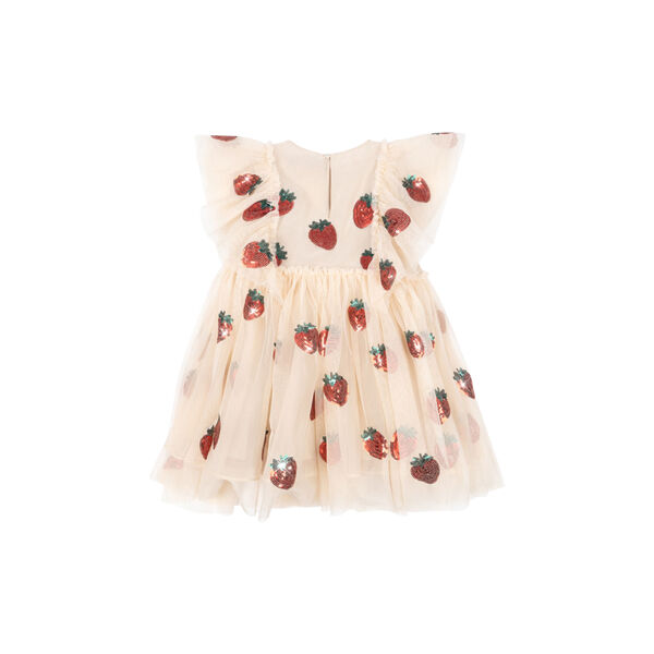 Yvonne Frill Dress, strawberry, Konges Sl&oslash;jd