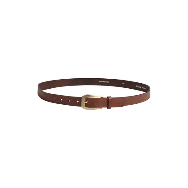 ArcadeMBG Belt, cognac w/br. Gold, Markberg