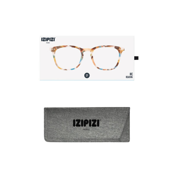 #E READING briller, blue tortoise, IZIPIZI