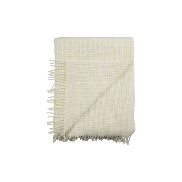 VEGA Throw, natural, R&oslash;ros Tweed