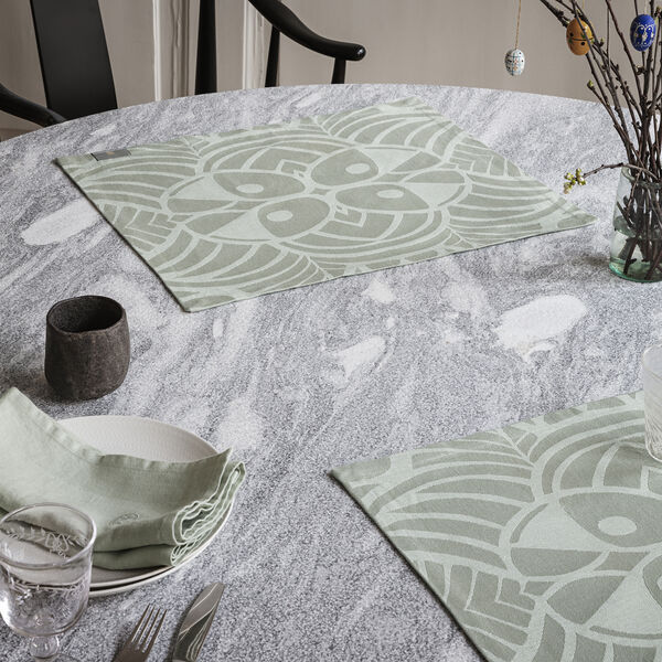 EASTER RUSTIC d&aelig;kkeserviet, light green, Georg Jensen Damask